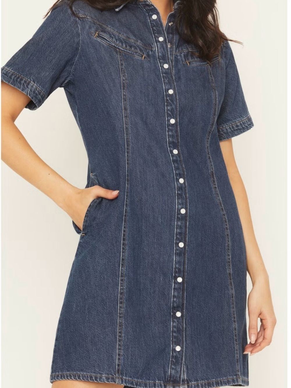 Levi's Indigo Blue Denim Dress